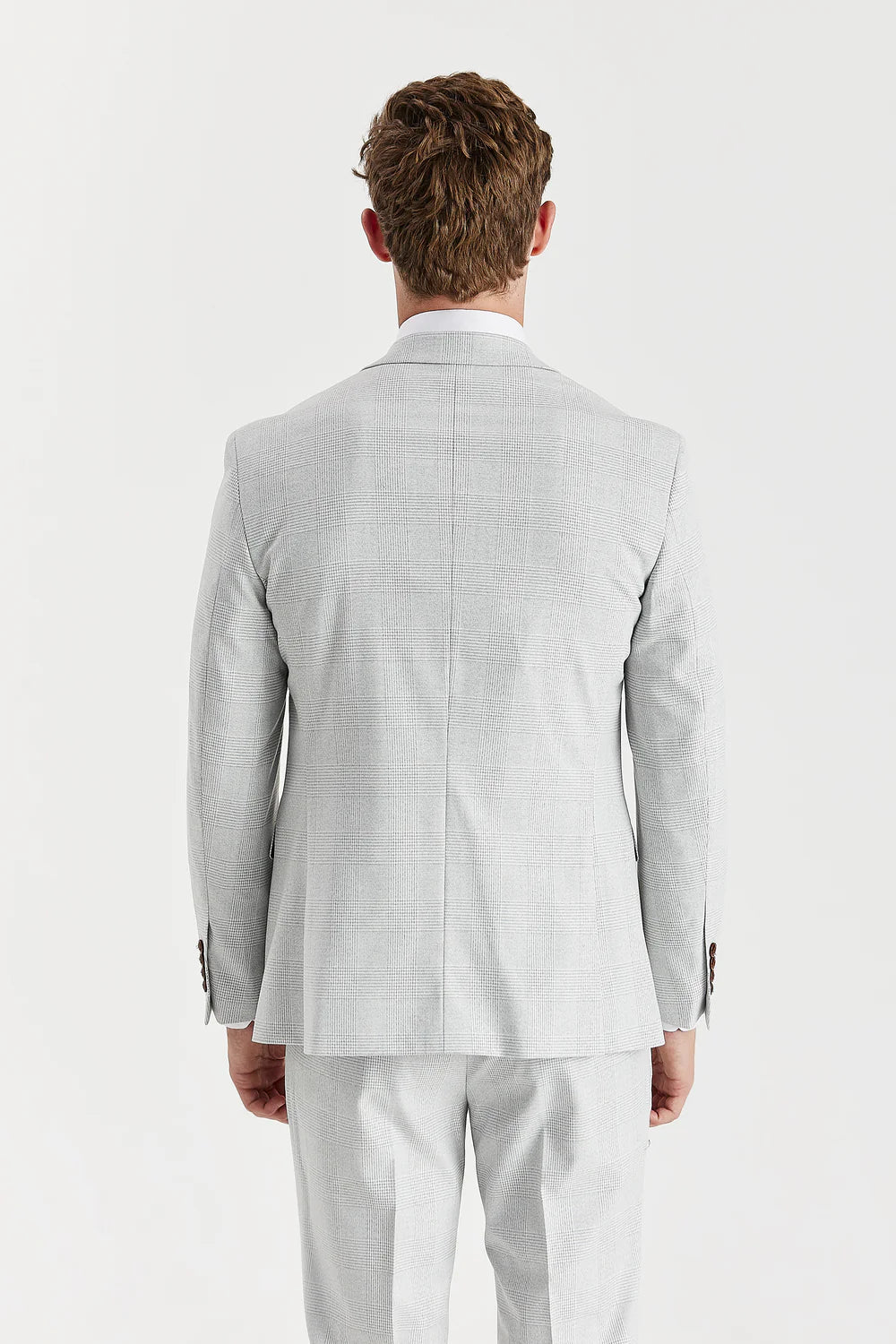 Mark Stone Check Three Piece Suit
