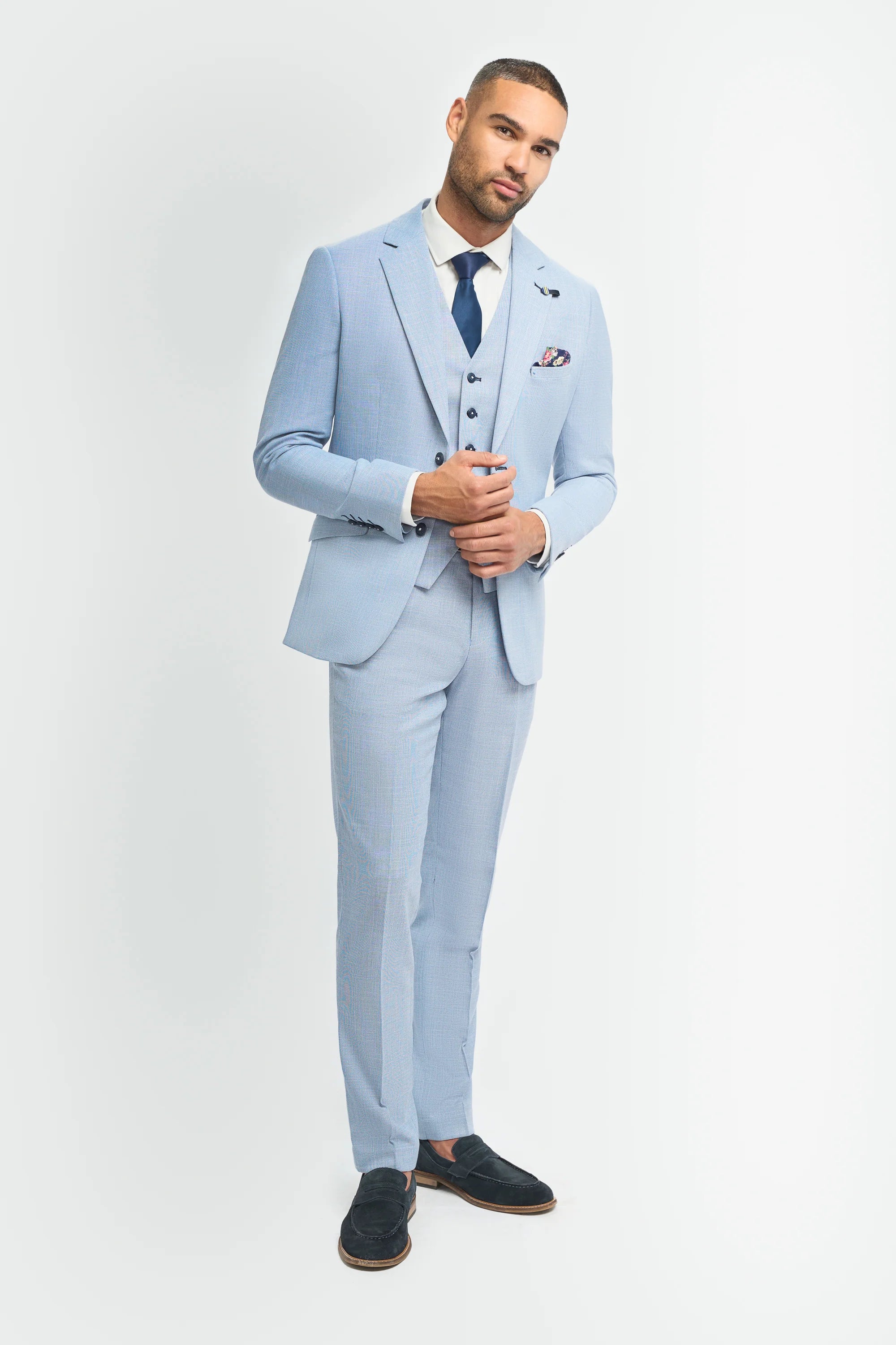House of Cavani - Miami Sky Three Piece Suit