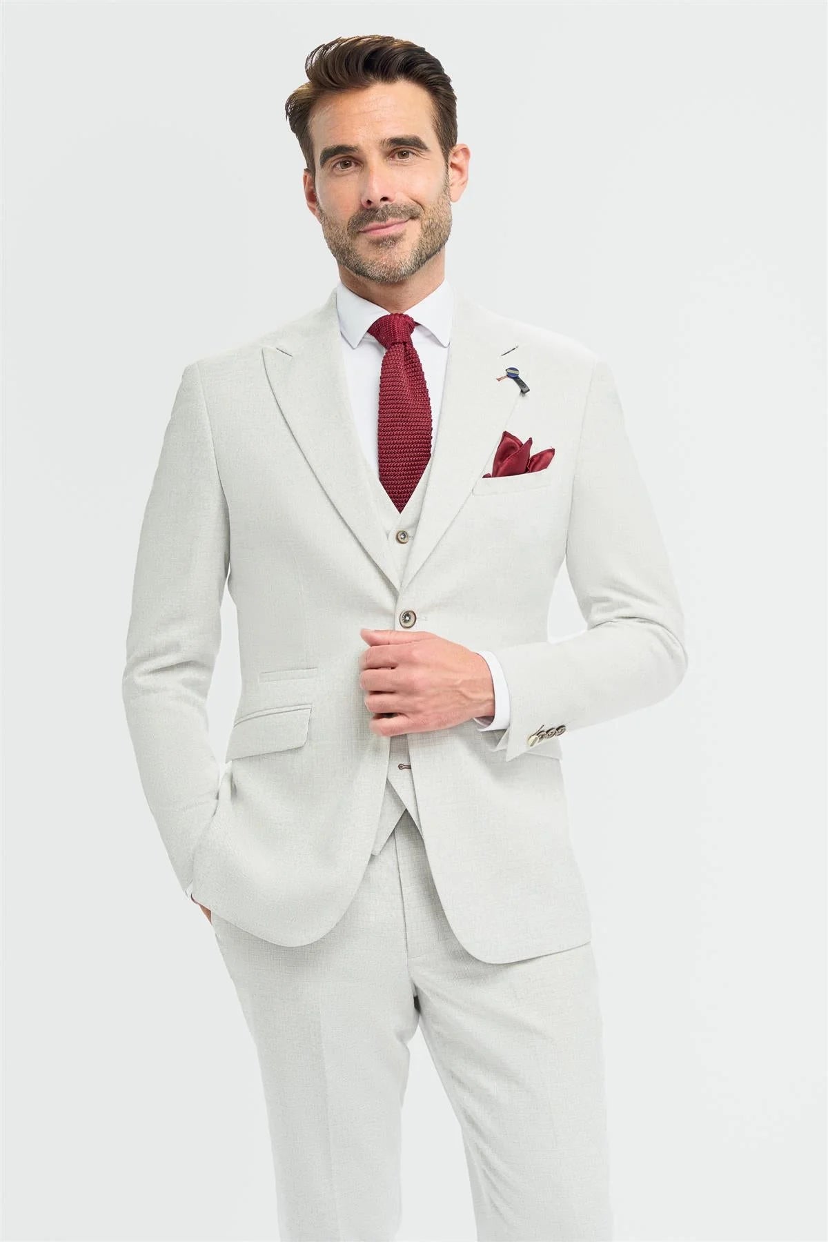 House of Cavani - Tropez Slate Three Piece Suit