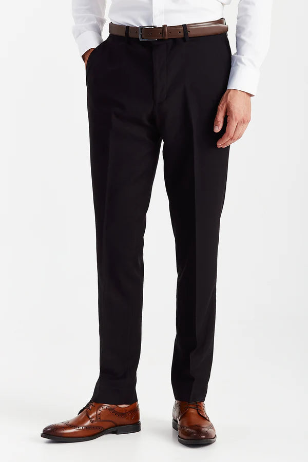 Paul Andrews - Mayfair Black Textured Three Piece Suit