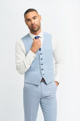House of Cavani - Miami Sky Three Piece Suit