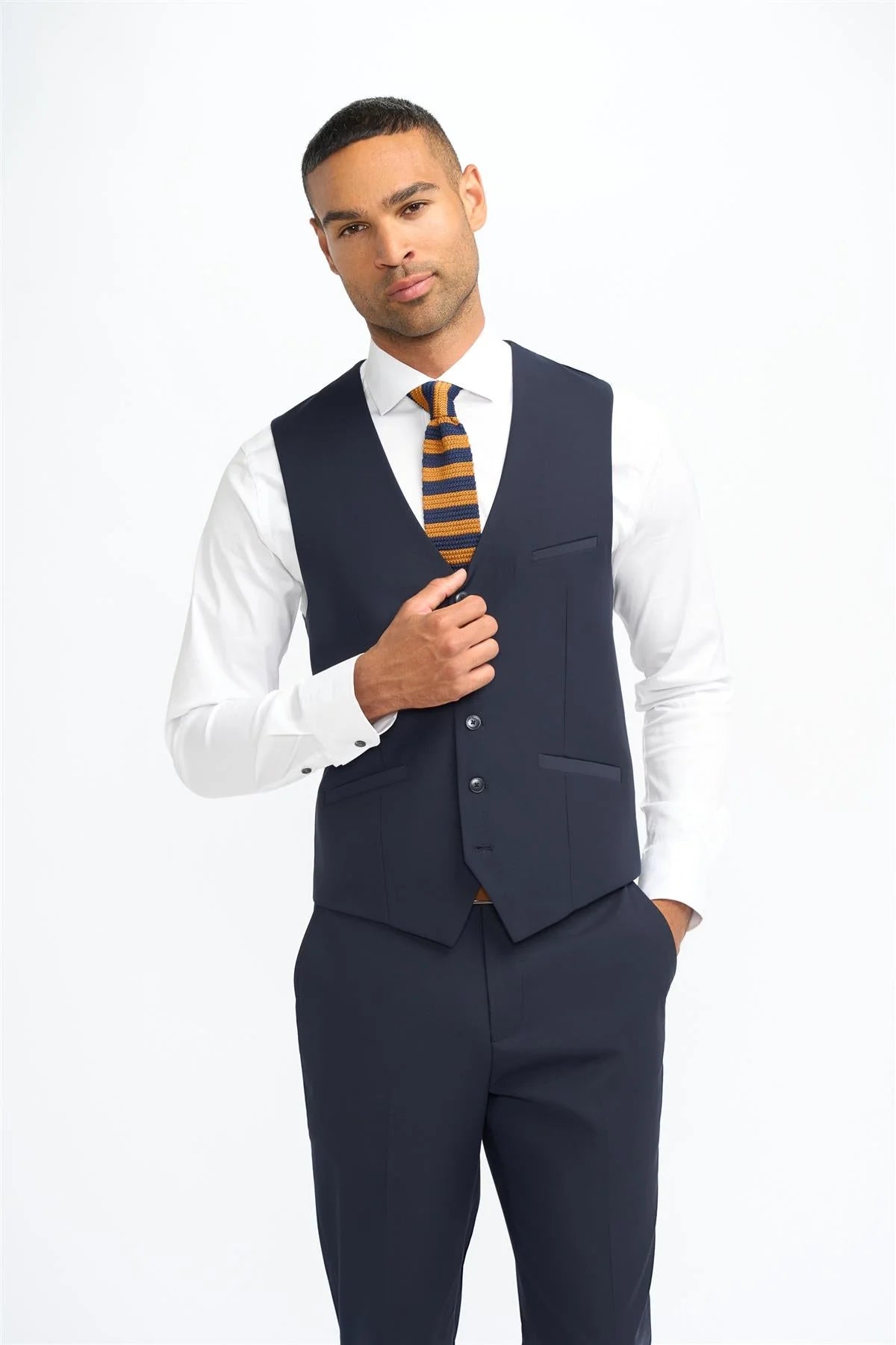 House of Cavani - Malibu Navy Three Piece Suit