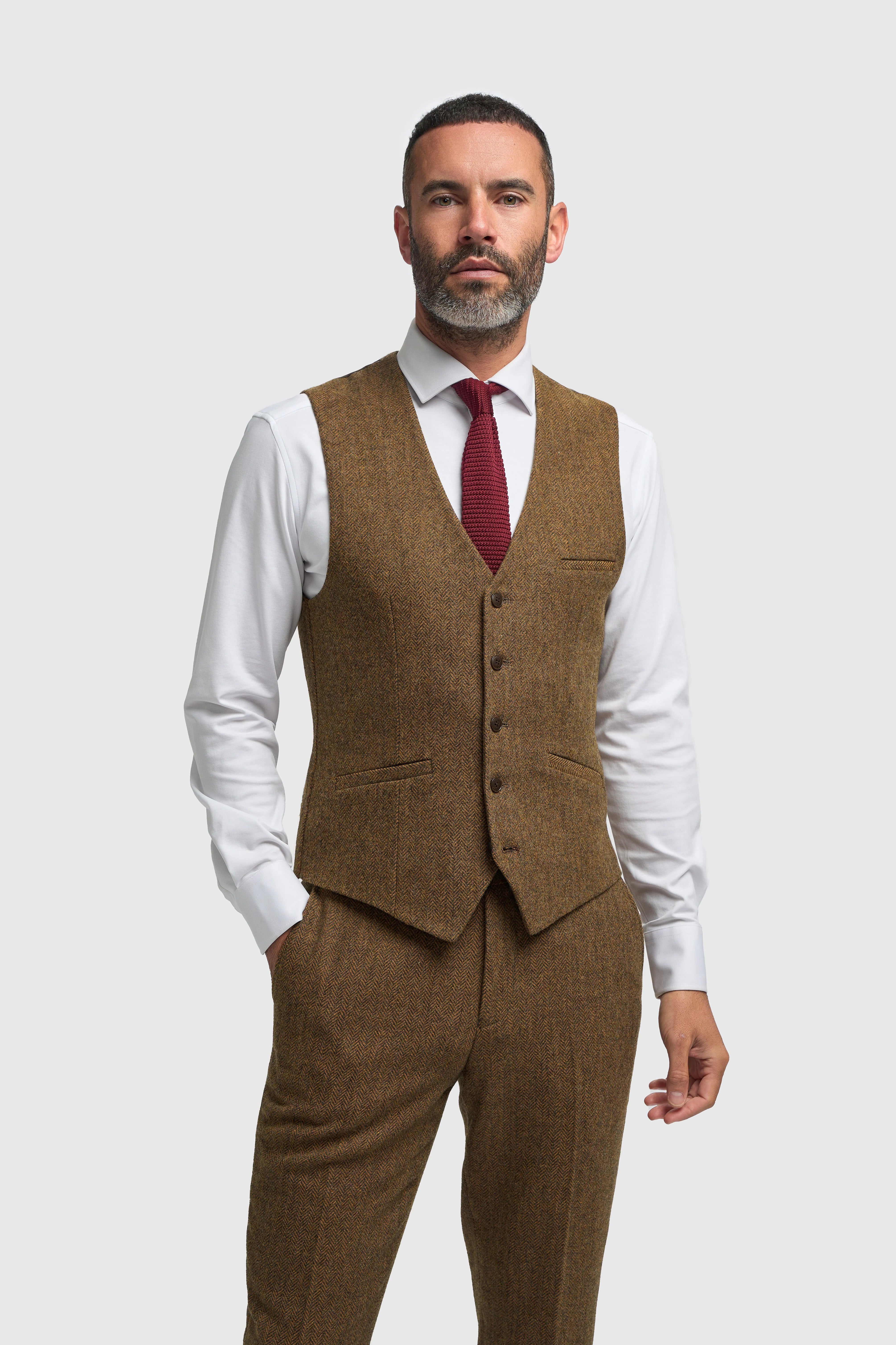House of Cavani - Thomas Brown Tweed Three Piece Suit