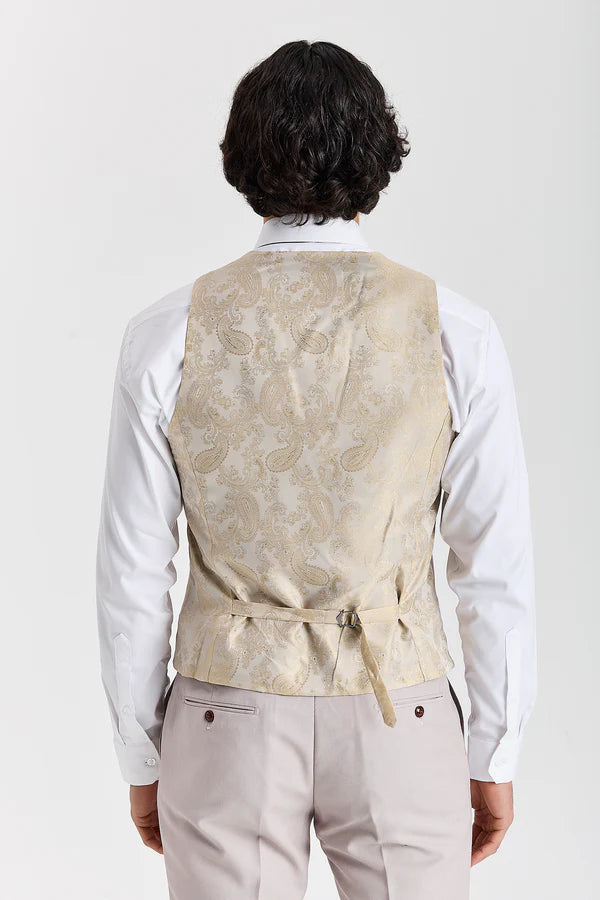 Paul Andrews - Mayfair Stone Textured Three Piece Suit